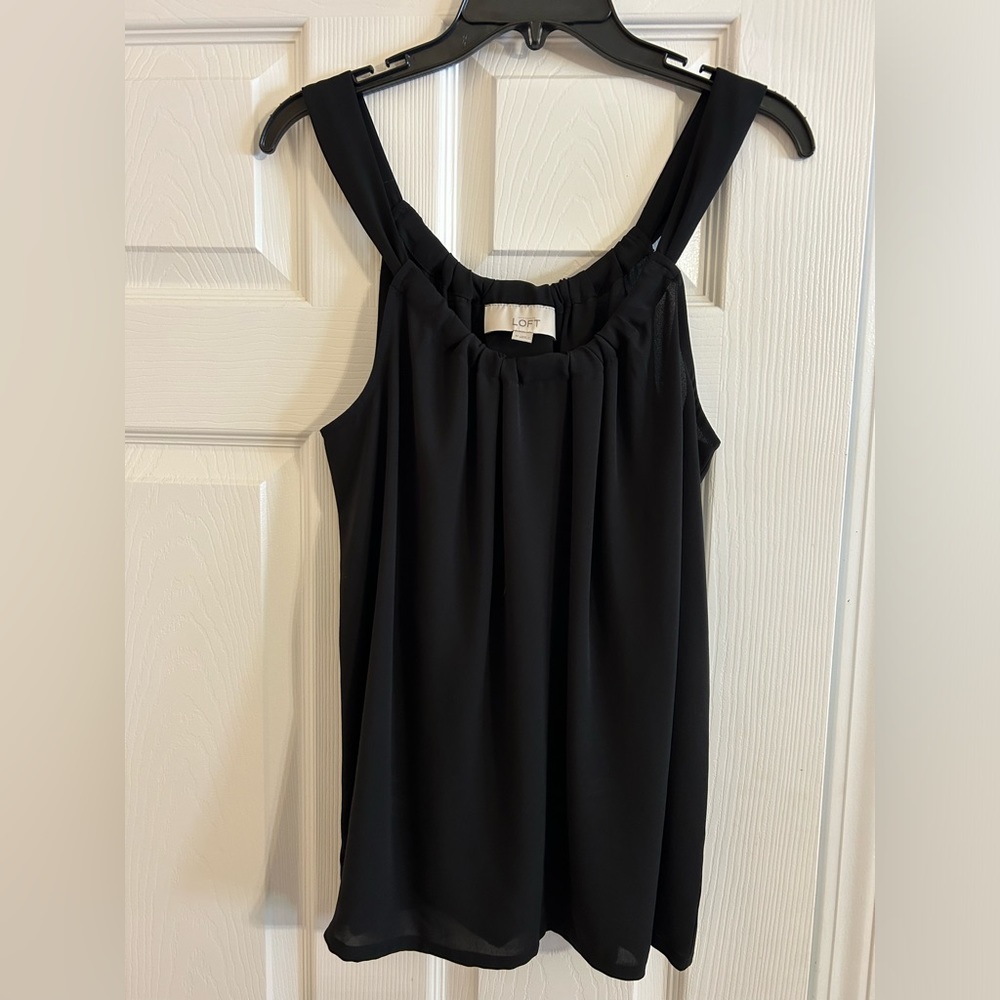 LOFT black sleeveless top